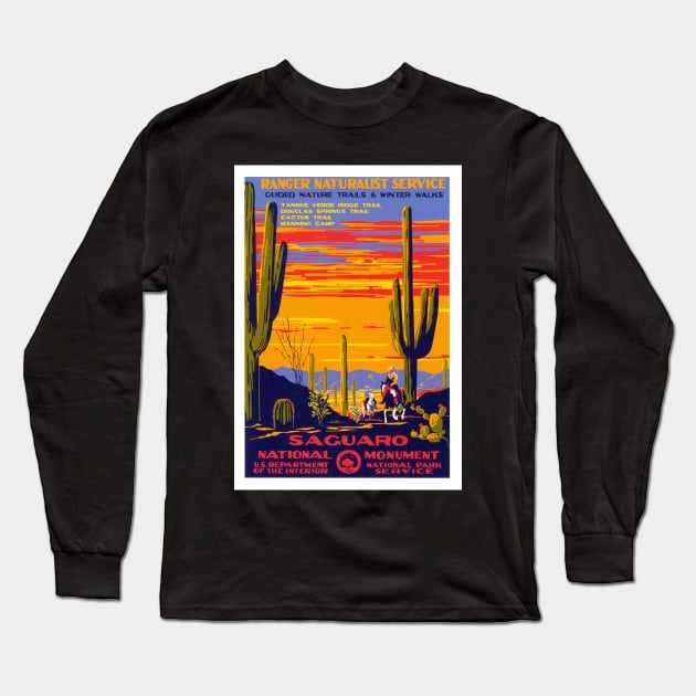 Saguaro NP Long Sleeve T-Shirt by headrubble